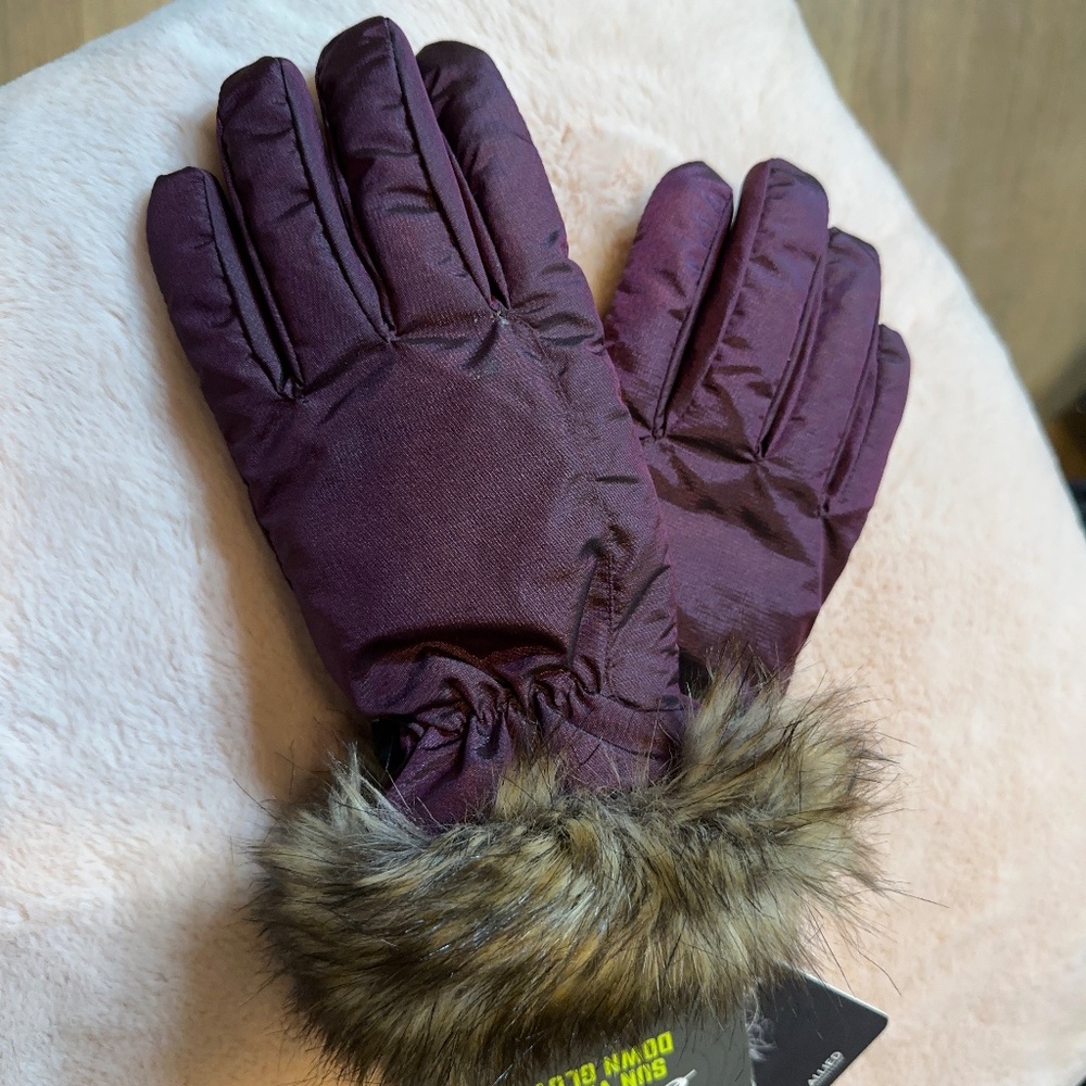 Eddie Bauer Sun Valley Down Gloves Small